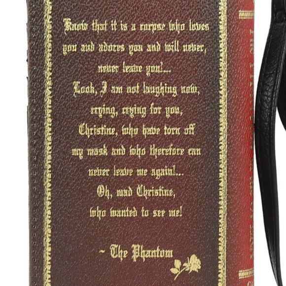 The Phantom of the Opera Book Wallet - Wristlet - Picture 5 of 5